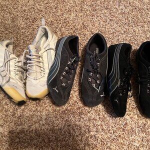 3 Pair Puma: Women's size 9 Sneakers